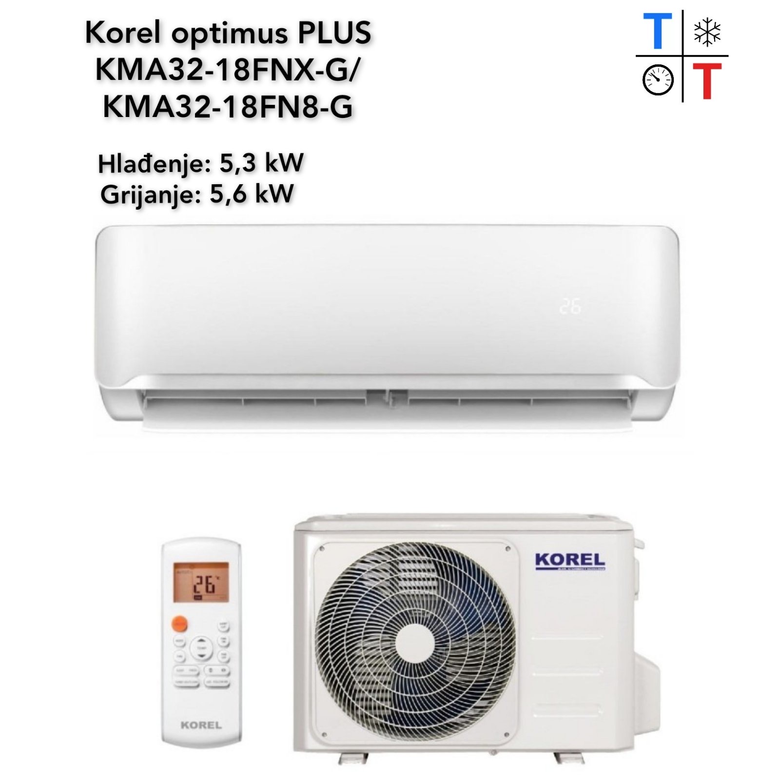 Korel Optimus Plus KMA32-18FNX-G/KMA32-18FN8-G